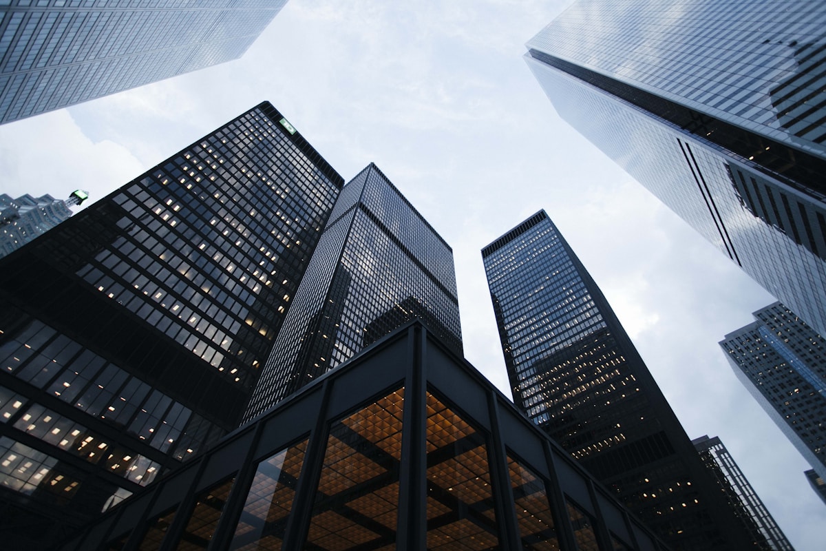 Private Swiss banking office with panoramic views